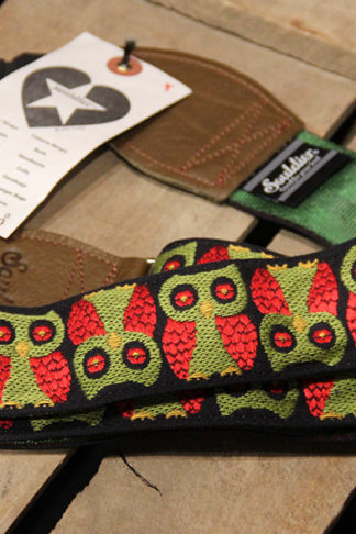 Souldier Owls Guitar Strap - Olive