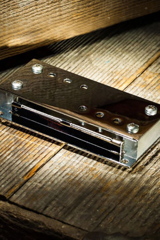Lollar string through steel pickup deals